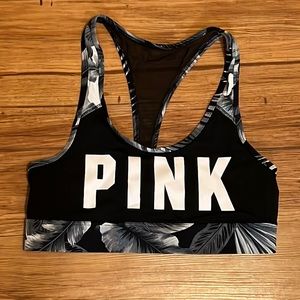 VS Pink Black Ultimate Sports Bra